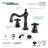 Kingston Brass Duchess Two-Handle 3-Hole Deck Mount Widespread Bathroom Faucet with Brass Pop-Up Drain-12624429