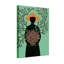 Plantes et fleurs, silhouette de femme tenant des roses avec des vignes