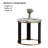 Contemporary Style Round End Table