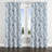 French Country Blackout Curtains - Blue Boid Grommet Curtain - 1 Panel-1857566798-1857566794