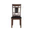 Classic 6Pc Dinng Set Table Bench 4X Chaises Similicuir