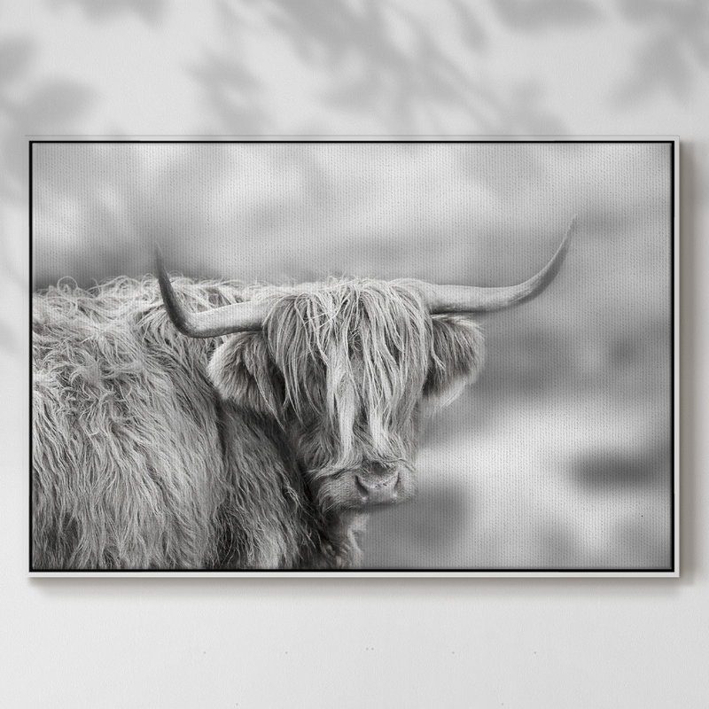 Île de Skye itinérante, reproduction sur toile, H 25 po x l 37 po x P 2 po, Blanc