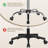 Rawtenstall 360° Swivel Height Adjustable  Ergonomic Office Chair with Removable Arms-1587085344