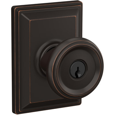Bouton de porte avec serrure