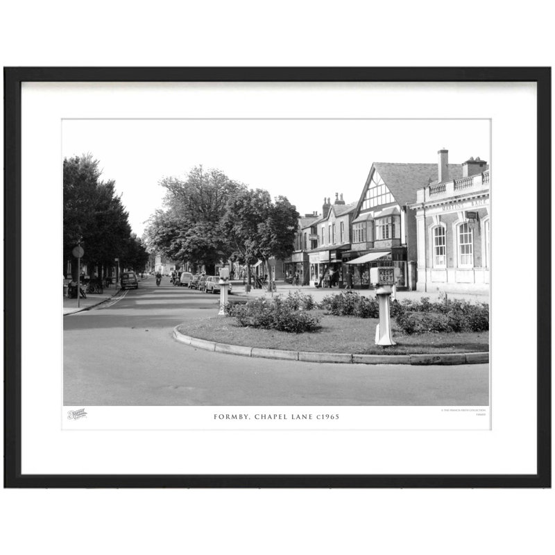 Formby, Chapel Lane C1965 by Francis Frith - Single Picture Frame Print, 45cm H x 60cm W x 2.3cm D