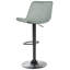 Colesburg Swivel Upholstered Adjustable Height Counter Stool with Metal Frame