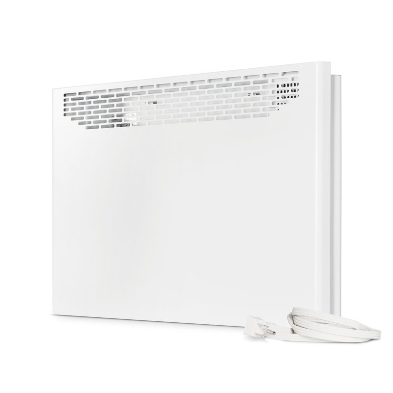Chaufferette à convection silencieuse à brancher avec thermostat intégré Unihatt UHC Series UHC1501PW 1500 W avec thermostat intégré, blanc