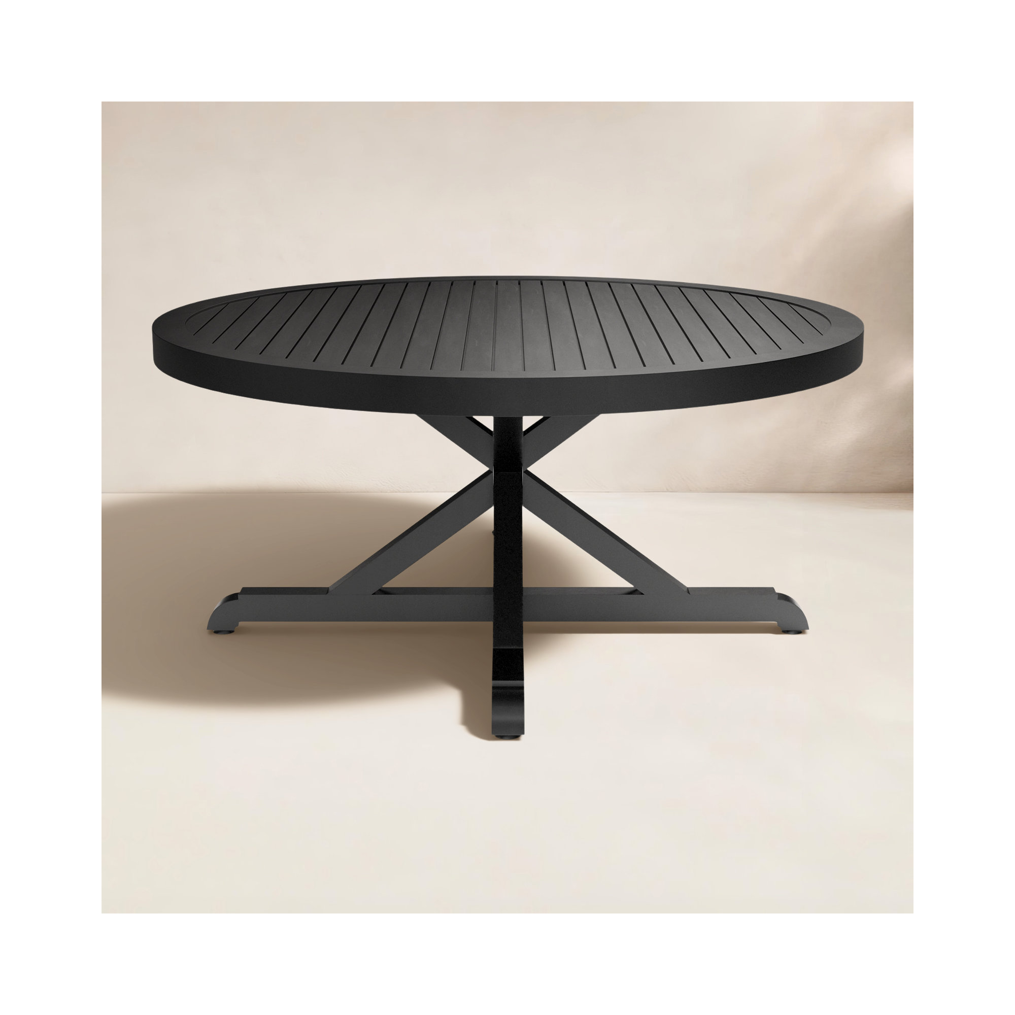 Monterey 47.99'' Aluminum Outdoor Dining Table, 29.5'' H x 60" W x 60" L