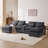 5-Piece Upholstered U-Shaped Sectional-1009039528
