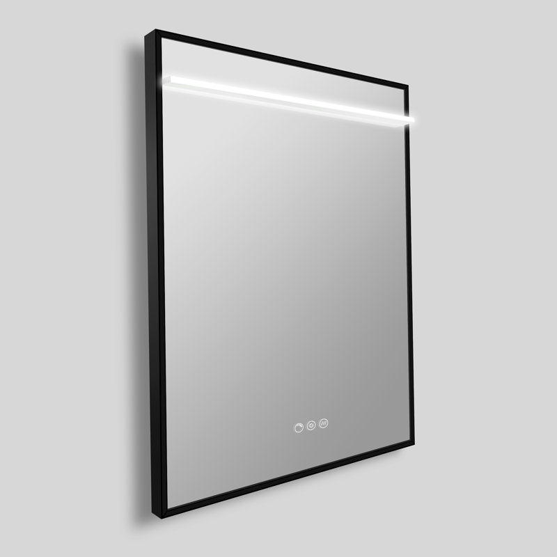 Streamline Rectangular Framed LED Bathroom Vanity Mirror with Defogger, Dimmability, Color Temperature Change