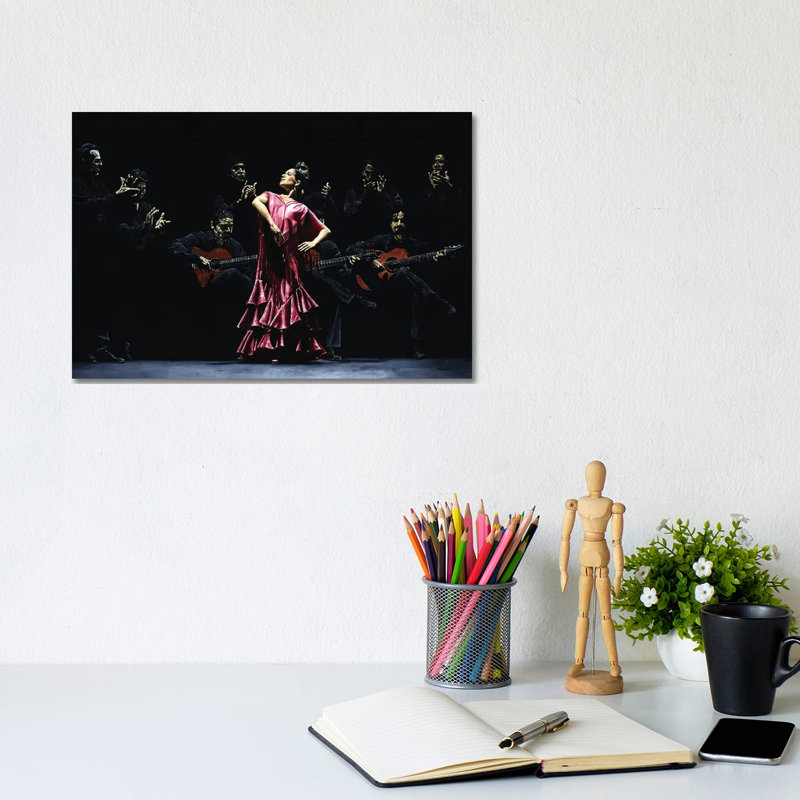 Bailarina Orgullosa Del Flamenco by Richard Young - Wrapped Canvas Print, 20.32cm H x 30.48cm W x 1.9cm D