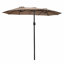 Parasol de marché rectangulaire 15 pi Sermin-1747641432