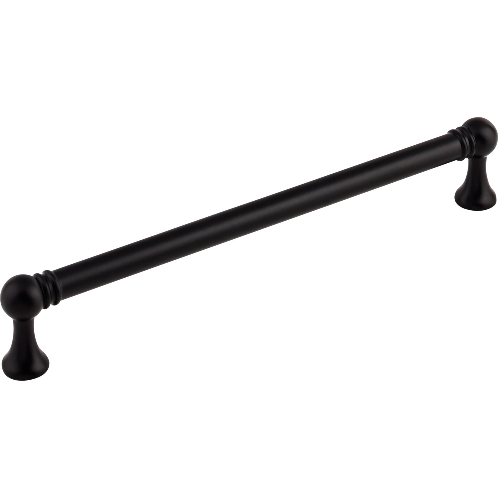 Kara 8" Bar Cabinet Pull, Flat Black