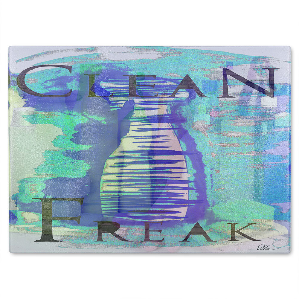 Clean Freak Glass Chopping Board