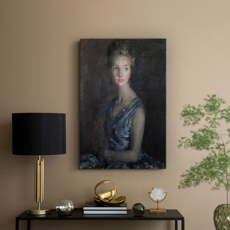 Impression de portrait rétro Cxxi - galerie enveloppée de cavas, H 48 po x l 32 po