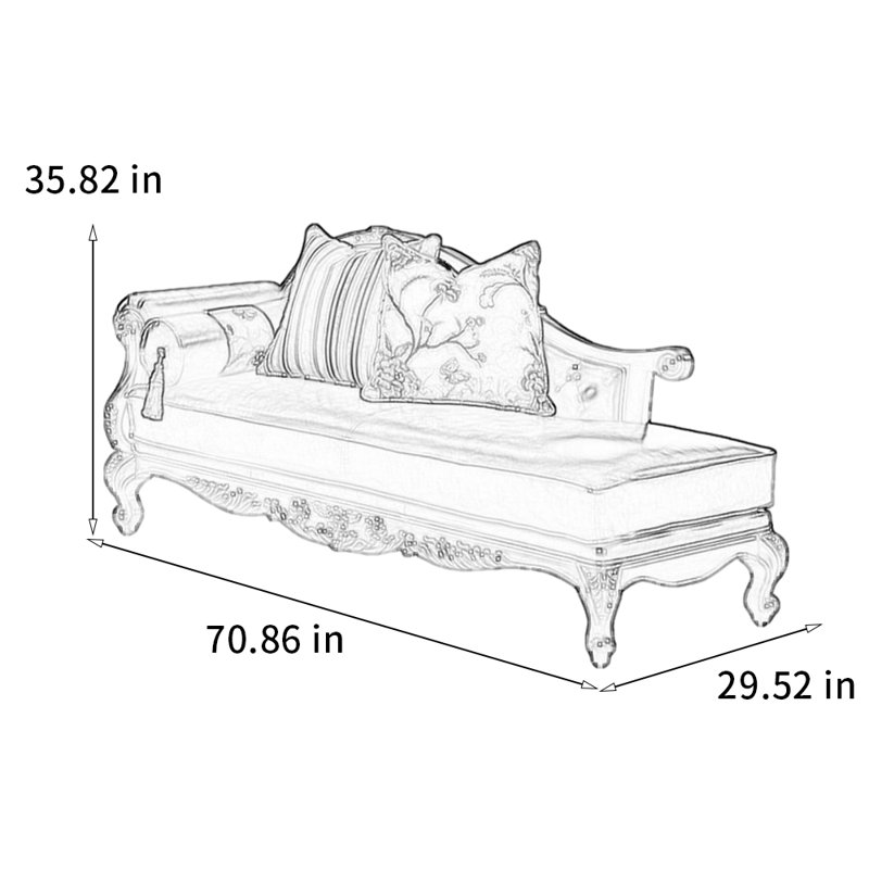Chaise moderne en bois massif sculpté, Blanc cassé, Orienté à gauche (vu de face)