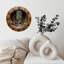 Horloge murale en bois