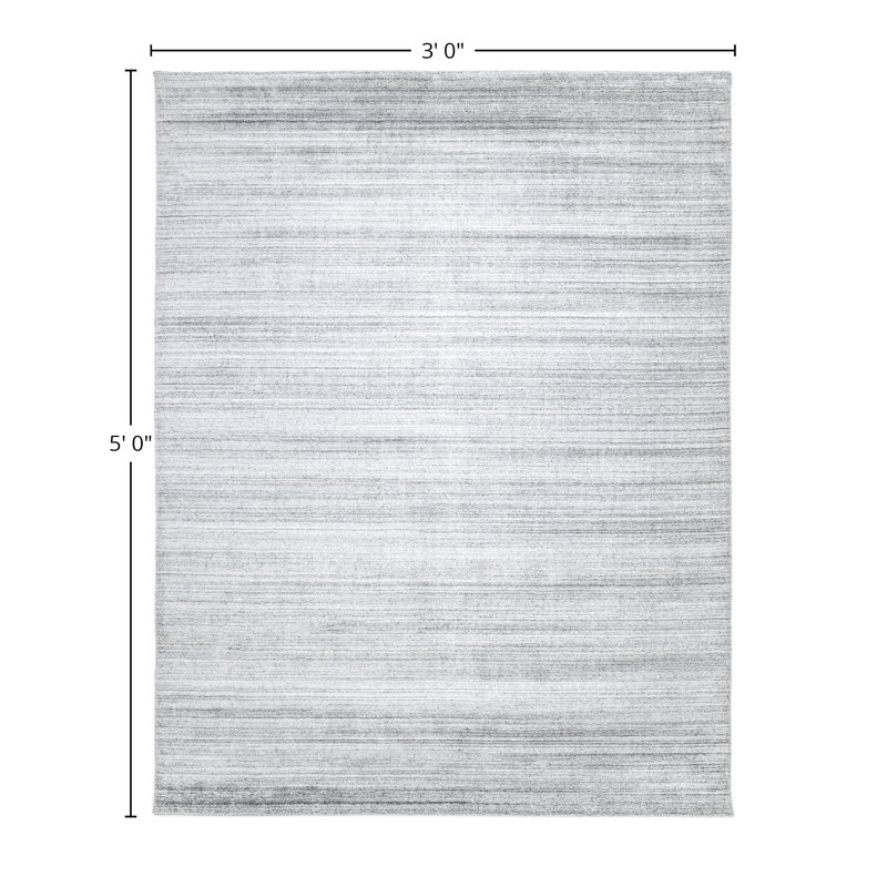 Harbor Area Rug in Heather, Rectangle 3' x 5'