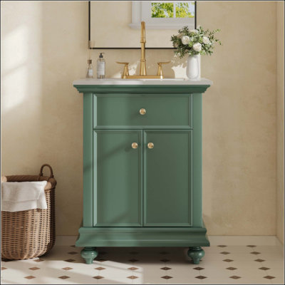 Meuble-lavabo de style campagnard French Country