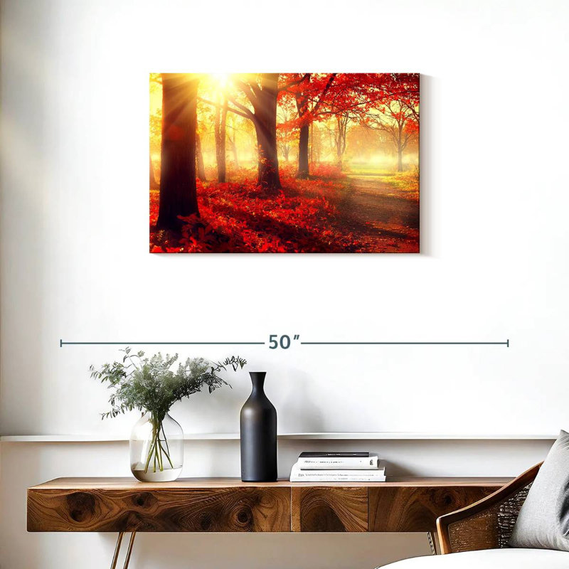 Harnek Sunny Fall Forest, 20" H x 30" W