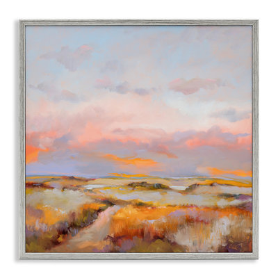  «Bright Sun Bleached Meadow», art de la giclée encadrée par Odile