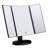 Touch Trifold XL Dimmable LED Makeup Mirror with Standing Base Vanity Dressing Mirror with USB Cable-54878581