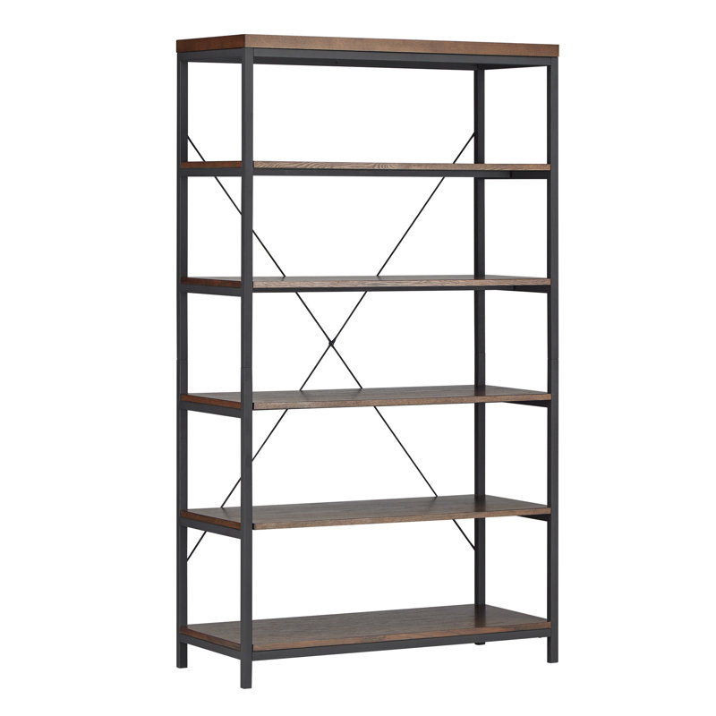 Evard Etagere Bookcase, (5 Shelves) 72" H x 40" W x 18" D