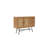 Aramantha Modern Console Table with Metal Legs, Brown, 47.2 x 35.4 x 15.7 inches | 100% Melamine Coated Chipboard, Durable Design | Scandinavian Style, Perfect for Entryway or Living Room, Supports Up to 33.1 lbs