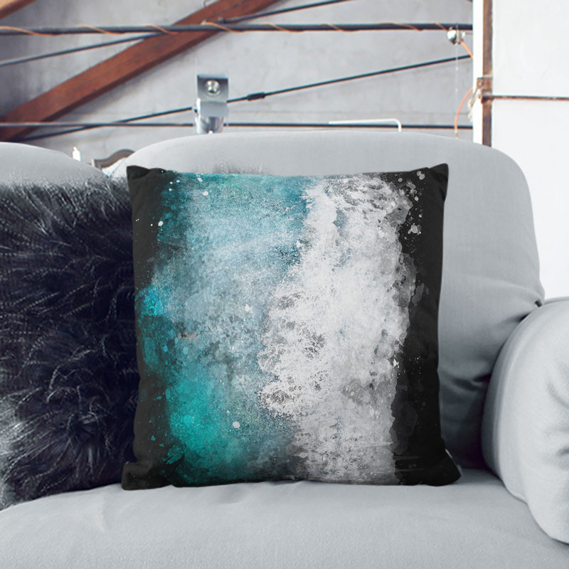 Square Cushion, Stone, 40cm H x 40cm W x 15cm D