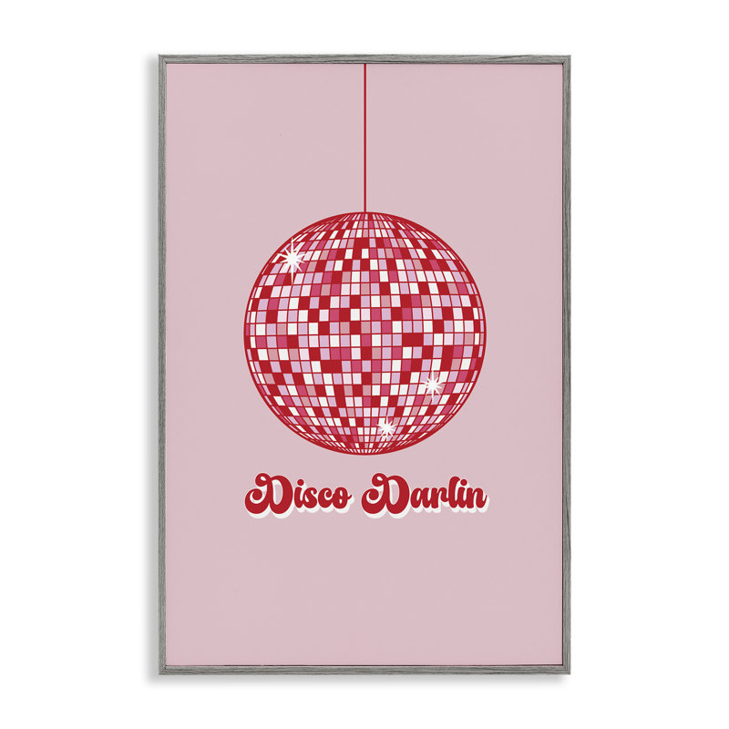 «Retro Disco Darlin», estampe numérique par JJ Design House, LLC., Estampe numérique Farmhouse, H 24 po x l 16 po
