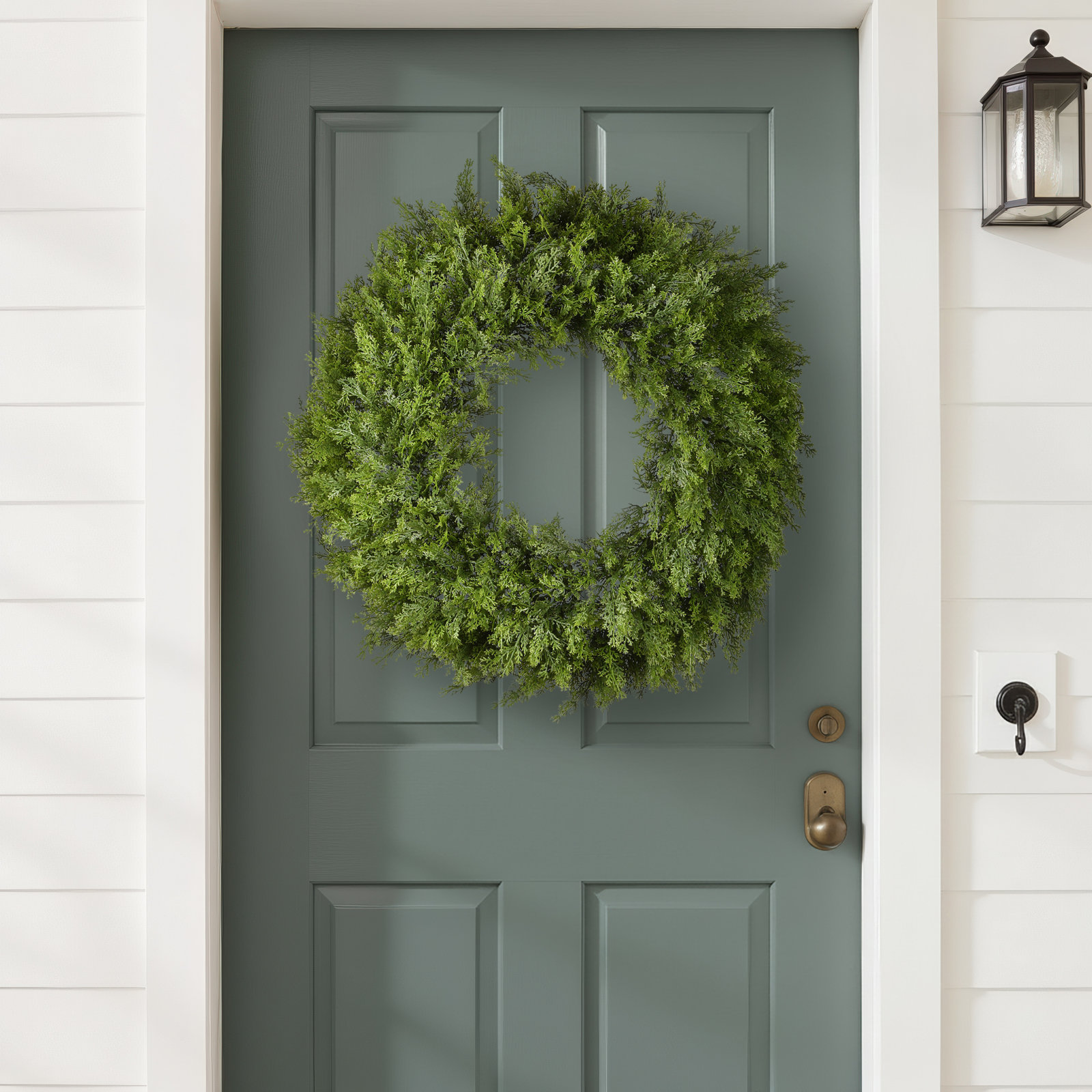 The Holiday Aisle® 24" Arborvitae Wreath