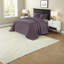 Ensemble de courtepointe réversible en coton Comfort First, literie mauve pour la maison