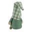 Gnome de printemps 12,25 po avec chapeau écossais vert