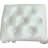 Bone White Finish Vanity Stool