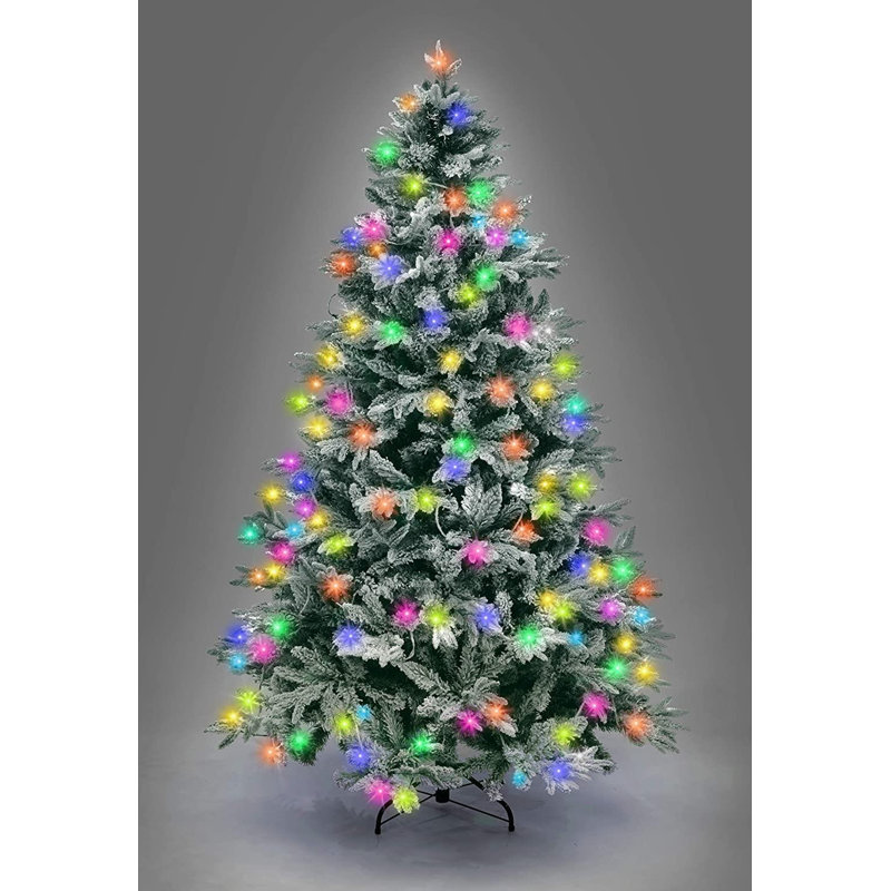 Lighted Artificial Fir Christmas Tree