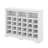Sleek Design 24 Shoe Cubby Console, Modern Storage Cabinet With Curved Base, Versatile Sideboard For Hallway, Bedroom, Living Room-1131831676