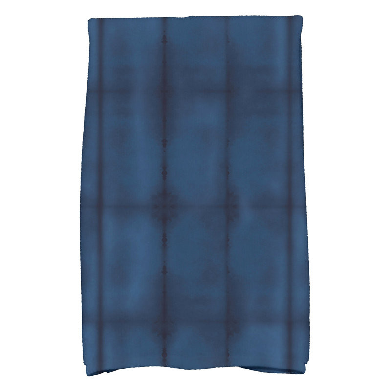 Sequence Hand Towel, Navy Blue