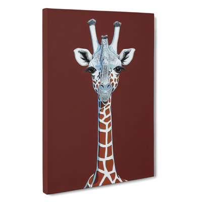 Unique Giraffe - Wrapped Canvas