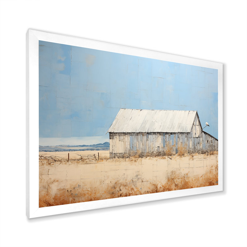 Farmstead Elegance Countryside II, Cadre simple blanc, H 12 po x l 20 po x P 1 po