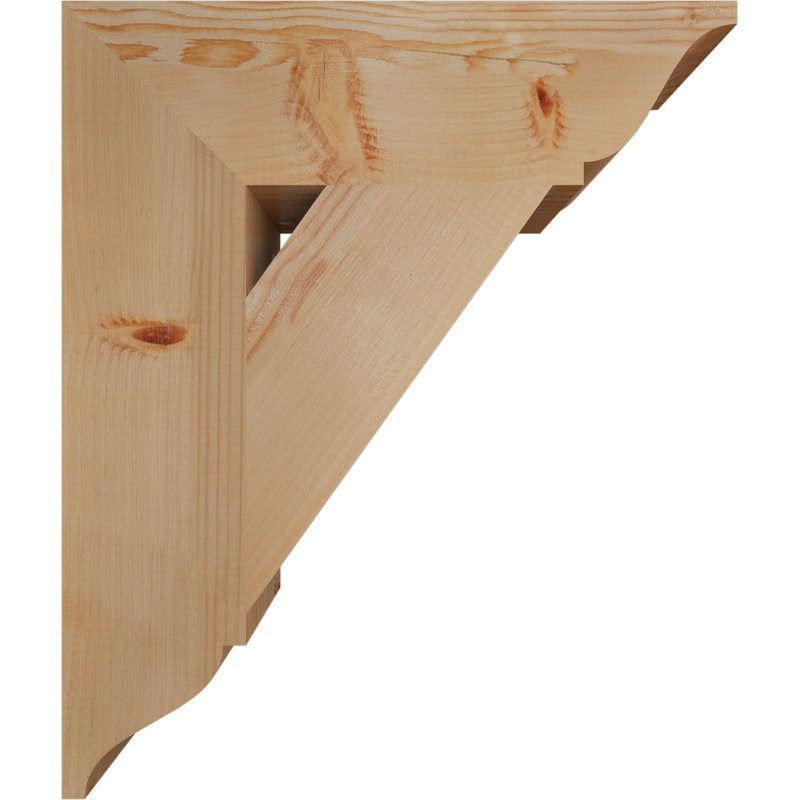 Support traditionnel, H 26 po x l 5,5 po x P 22 po, Douglas (lisse)