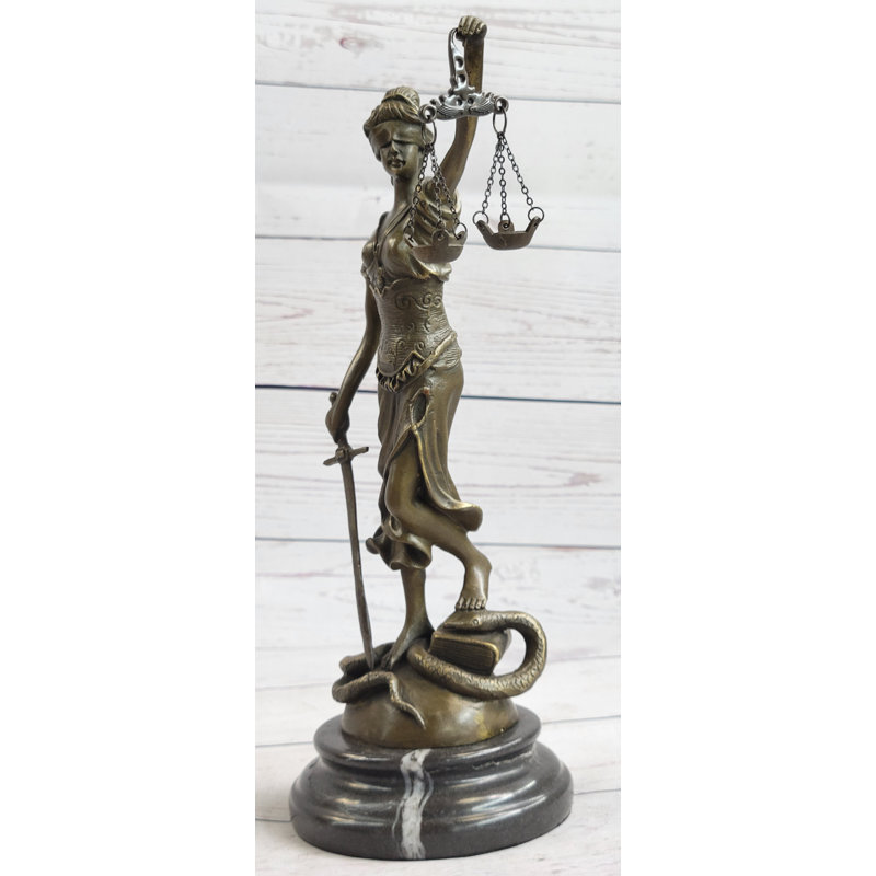 Statue d'avocat à l'aveugle Rihamna Mayer