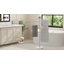 Porte-serviettes de spa d'extérieur en marbre naturel KES avec base 1,5X plus lourde, 4 bras réglables avec plateau de rangement, acier brossé