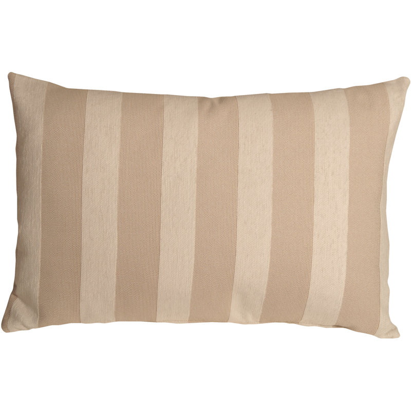 Brackendale Stripes Rectangular Lumbar Pillow, Cream