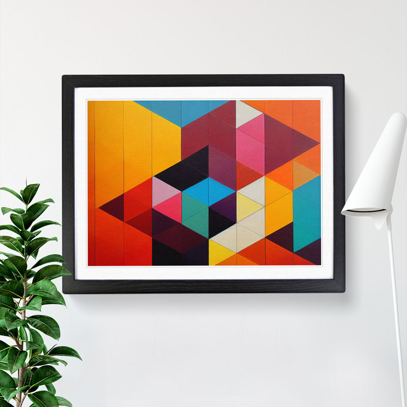 Unimaginable Abstract Art - Framed Print, Black Framed, 25cm H x 34cm W x 2cm D