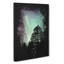 Northern Lights over the Forest - Wrapped Canvas-56645499
