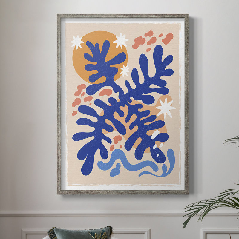 Matisse CECLXVI, reproduction d'art encadrée - bois massif, H 15 po x l 12 po
