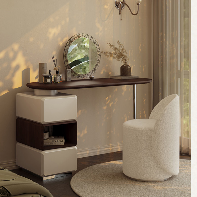 Table de maquillage en bois massif
