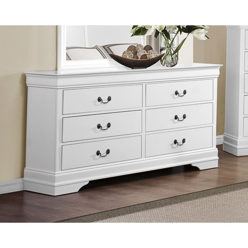 Commode double 6 tiroirs Naomi