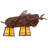 Rustic Lodge Armed Sconce