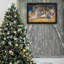 Votre maison avec style et grâce. Décor 4u crèche de Noël Art. 21 x 15 x 1 po 3 lb Construction 4u: Transformez la Nativité. Mur de salon bois + papier